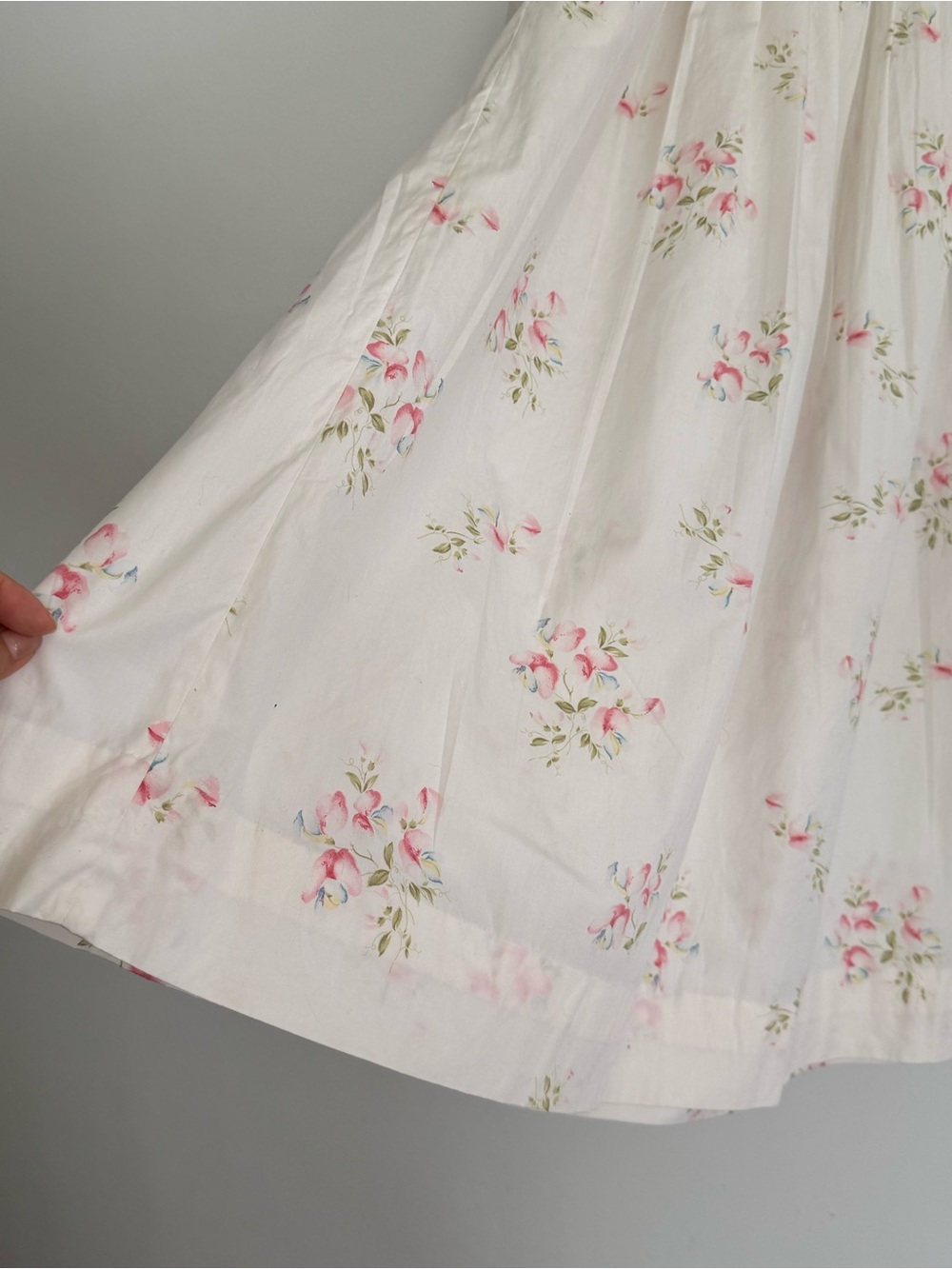 Vintage Ralph Lauren white pleated midi skirt - Picture 5 of 8